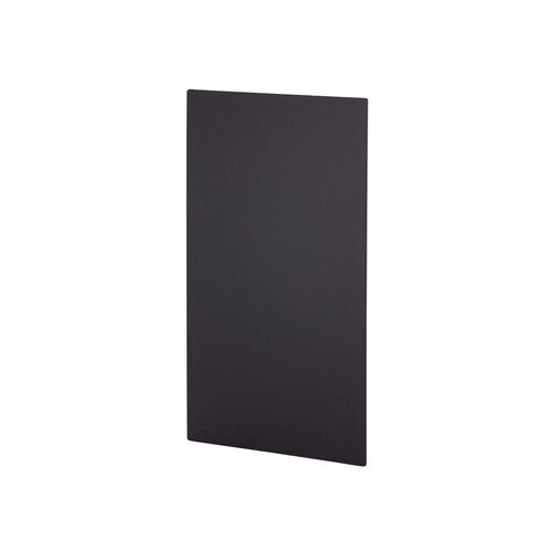 Wet Glaze End Cap 2.5" Surface - Matte Black