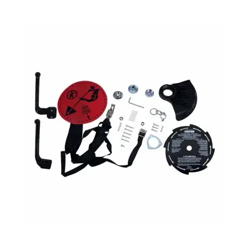 String Trimmer to Brush Cutter Conversion Kit, 8 In. x 8-Tooth Brush Blade