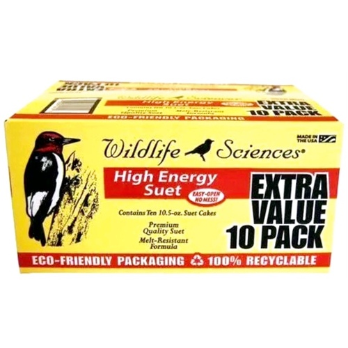 Wildlife Sciences LLC 08620681 Suet High Energy pack of 10