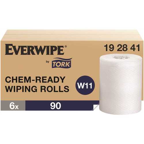 EVERWIPE 192841 Chem-Ready Wiping Rolls White Make Your Own Wet Wipes