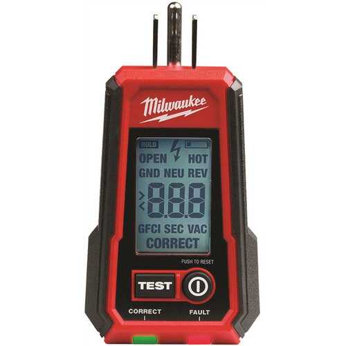 Milwaukee 2224-20 Digital Gfci Receptacle Tester