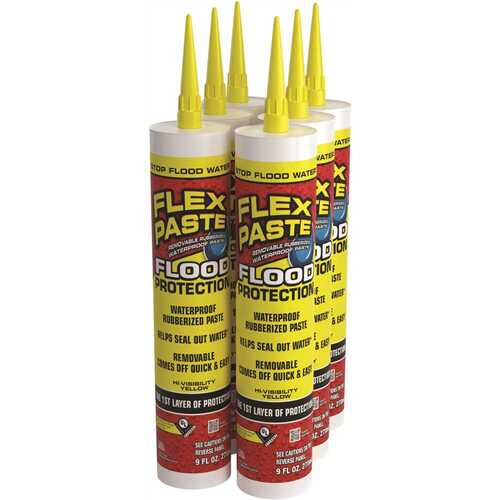 Flex Seal RPSYELR28 Paste Flood Cartridge 28 Fl. Oz. Max Cartridge