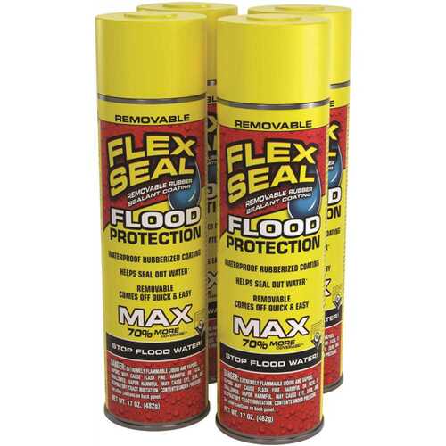 Flex Seal RFSYELR24 Spray Flood Protection Max