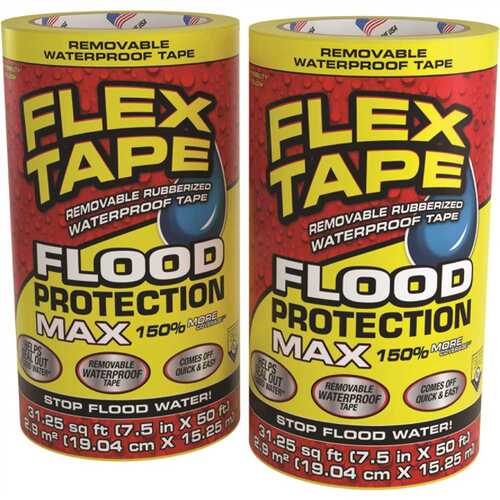 Flex Seal RTSYELR0850 Tape Flood Protection Max 7.5 In. X 50 Ft