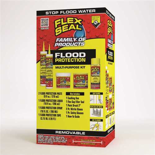 Flex Seal RKITMULTI05 Flood Protection Multi Purpose Kit 5 Pc