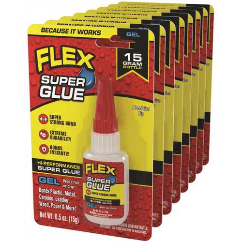 Flex Seal SGLIQB15 Super Glue Liquid Bottle 15g