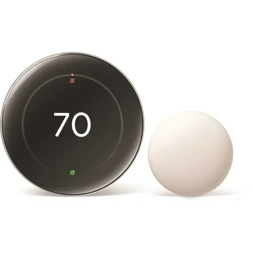 GOOGLE NEST GA05560-US Learning Thermostat 4th Gen Nest Temperature Sensor Pro,silver