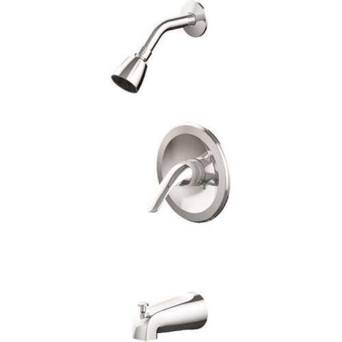 MAINTENANCE WAREHOUSE 832X-0201 Single Handle Tub 1.8 GPM Showerhead Kit Chrome