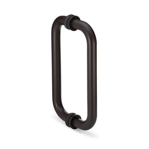 Oceana 6" c/c Back-to-Back Pull with Rosettes - Oil Rubbed Bronze Medium