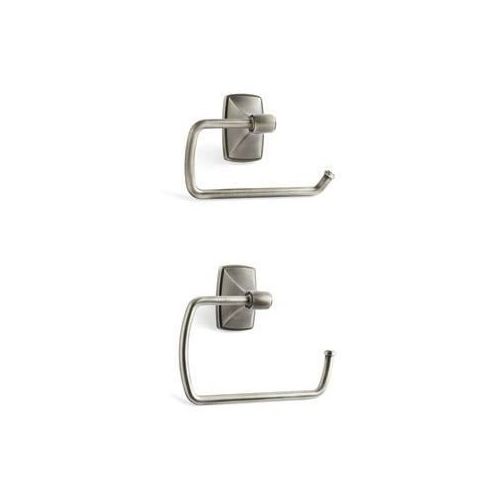 Bathroom Kit with BH26500AS Tissue Roll Holder BH26501AS Towel Ring Antique Silver Finish