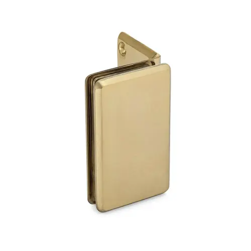 Bohle-Portals 00357.606 Oceana Heavy Duty 90 degree Wall-Glass Clamp - Brushed Brass PVD