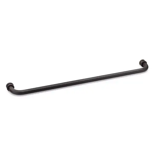 Oceana 18" c/c Single-Sided Towel Bar with Rosettes - Oil Rubbed Bronze Medium