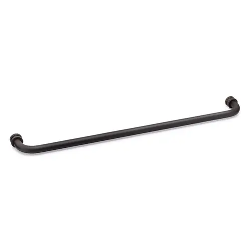 Oceana 24" c/c Single-Sided Towel Bar with Rosettes - Oil Rubbed Bronze Medium