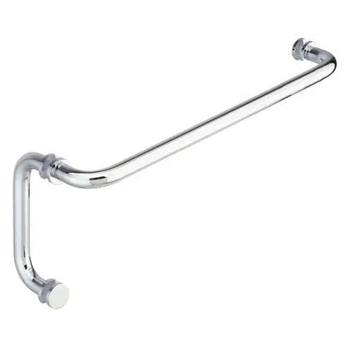 Oceana 18" c/c Towel Bar x 6" c/c Pull with Rosettes - Polished Chrome