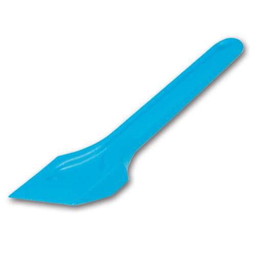 Glazing shovel, plastic, blue 74 mm wide, 280 mm long