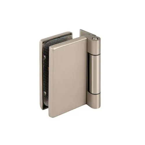 Bohle-Portals BO5206668 FrameTec Select 2.0 - Glass Door Hinge With Mounting Plate - Brushed Stainless Anodized