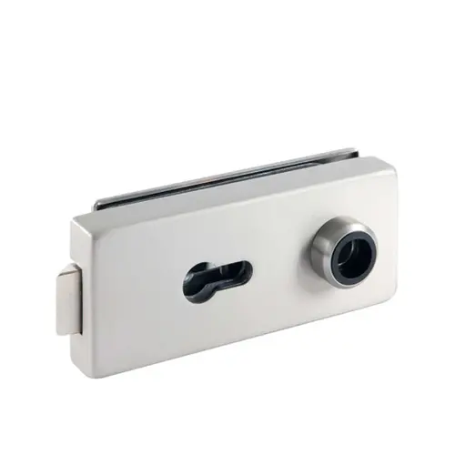 FrameTec Select 2.0 - Studio Private Line Lock - 5/16" to 3/8" Glass - Brushed Stainless Anodized