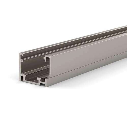 FrameTec Select 2.0 - Glazing Profile Two Piece - 196" Length - Brushed Stainless Anodized