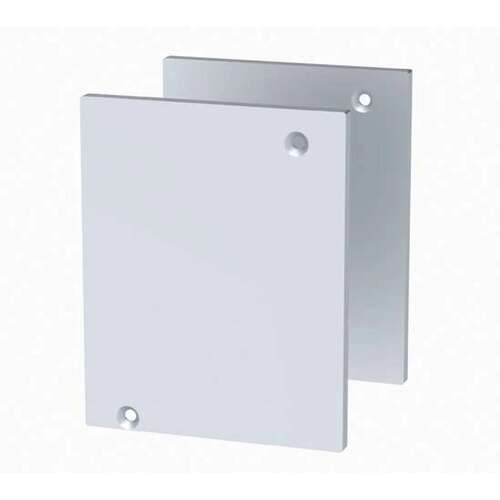 MasterTrack FT - Cover Cap Set for Ceiling Mounting With Fixed Sidelite Extrusion - Satin Anodized