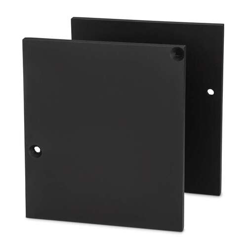 MasterTrack FT - Cover Cap Set for Ceiling Mounting With Fixed Sidelite Extrusion - Matte Black