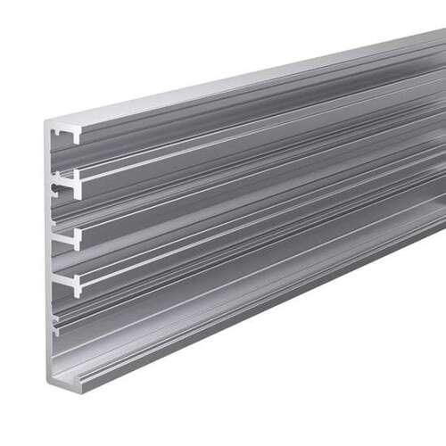 Bohle-Portals BO5704001 MasterTrack FT - Wall Distance Profile / Glass Mount Extrusion - 157" Length - Satin Anodized