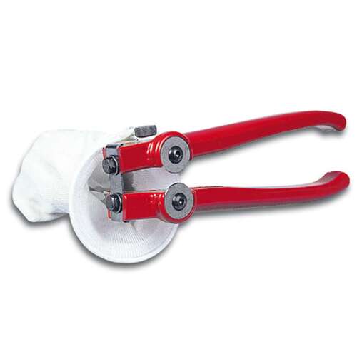 Glass nibbling pliers II The red one the all-round tool