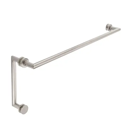 Coda 18" c/c Towel Bar x 8" c/c Pull - Brushed Nickel