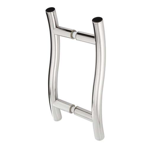 Counterpoint 8" c/c Back-to-Back "S" Pull - Polished Nickel