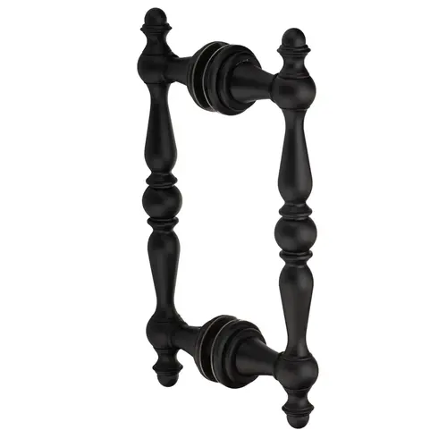 Symphony 6" c/c Back-to-Back Decorative Pull - Matte Black