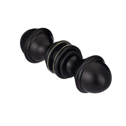 Symphony Back-to-Back Knob - Matte Black