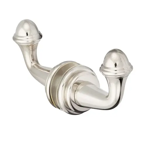 Symphony Back-to-Back Hook - Polished Nickel