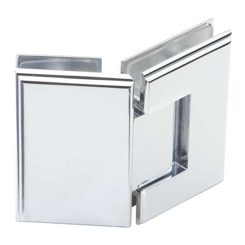 Symphony Standard Duty 135 degree Glass-Glass Hinge - Polished Chrome