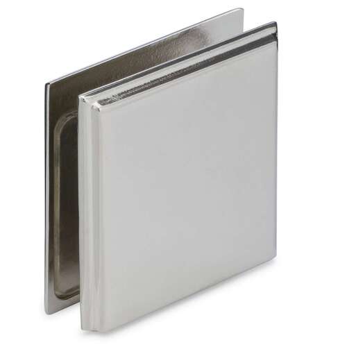 Symphony Wall-Glass Operable Transom Clamp - Polished Nickel