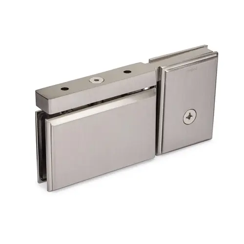 Symphony Standard Duty Pivot Hinge with Clamp for Bottom Right or Top Left - Brushed Nickel