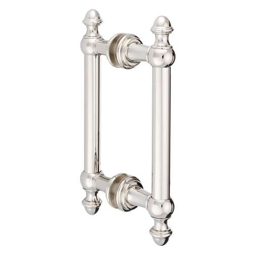 Bohle-Portals L.11.114.618 Symphony 8" c/c Back-to-Back Pull - Polished Nickel