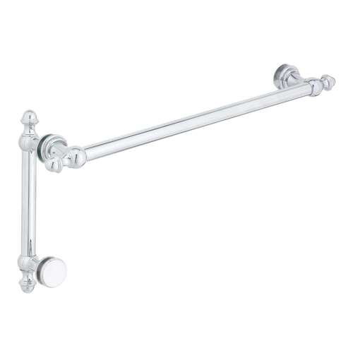 Symphony 24" c/c Towel Bar x 6" c/c Pull - Polished Chrome