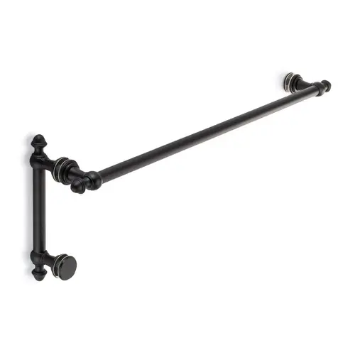 Symphony 24" c/c Towel Bar x 8" c/c Pull - Matte Black