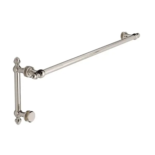 Sonata 24" c/c Towel Bar x 6" c/c Pull - Polished Nickel