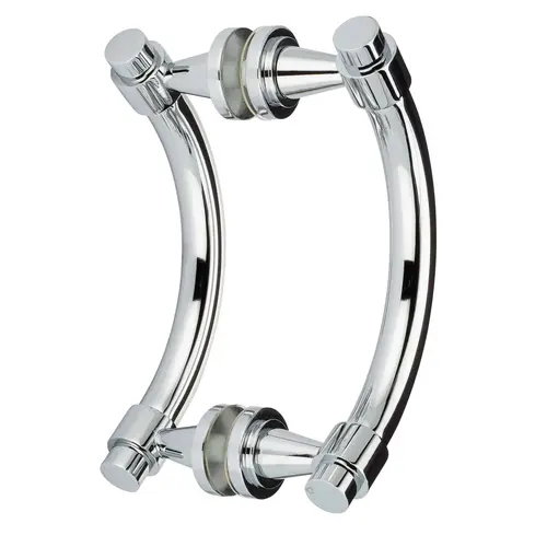 Concerto 6" c/c Back-to-Back Offset Pull - Polished Chrome