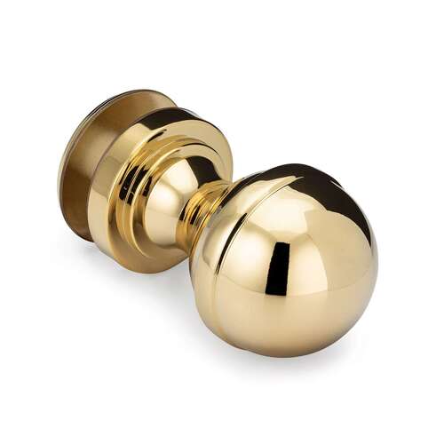 Concerto Single-Sided Knob - Polished Brass PVD