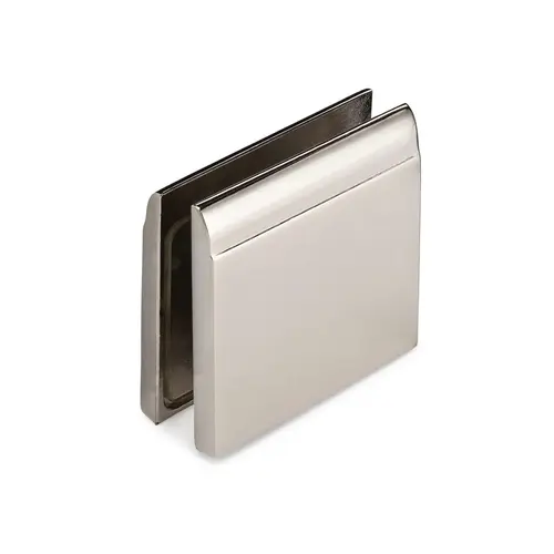 Concerto 90 degree Wall-Glass U-Clamp - Polished Nickel