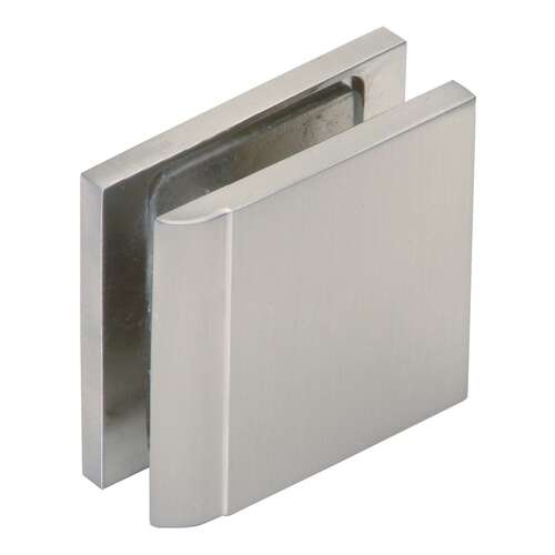 Concerto 90 degree Wall-Glass U-Clamp - Polished Chrome