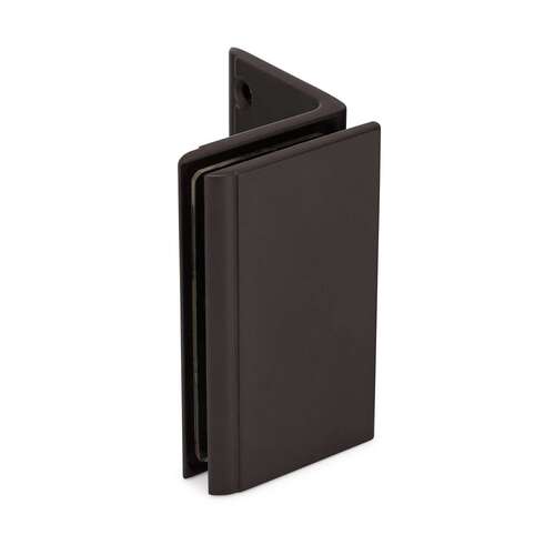 Concerto Heavy Duty 90 degree Wall-Glass Clamp - Oil Rubbed Bronze Medium