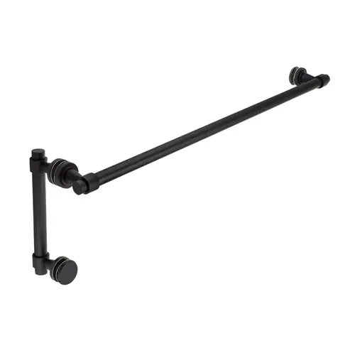 Concerto 24" c/c Towel Bar x 6" c/c Pull - Matte Black