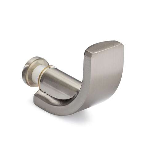 Aria Single-Sided Hook - Brushed Nickel