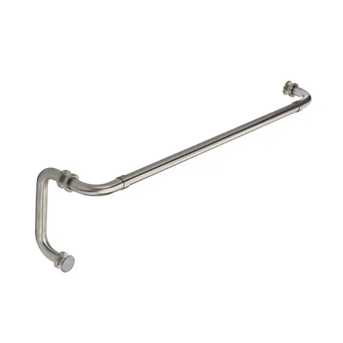 Opus I 24" c/c Towel Bar x 6" c/c Pull - Brushed Nickel