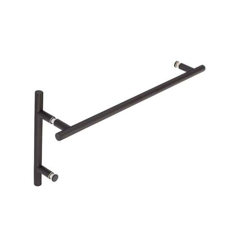 Counterpoint 18" c/c Towel Bar x 8" c/c Pull - Oil Rubbed Bronze Medium