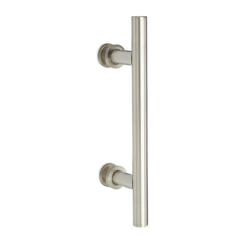 Counterpoint 12" c/c Single-Sided Pull with Rosettes - Brushed Nickel