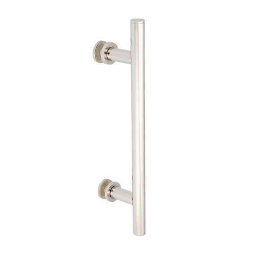 Counterpoint 18" c/c Single-Sided Pull with Rosettes - Polished Nickel