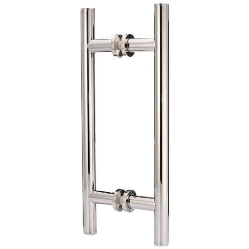 Counterpoint 18" c/c Back-to-Back Pull with Rosettes - Polished Nickel